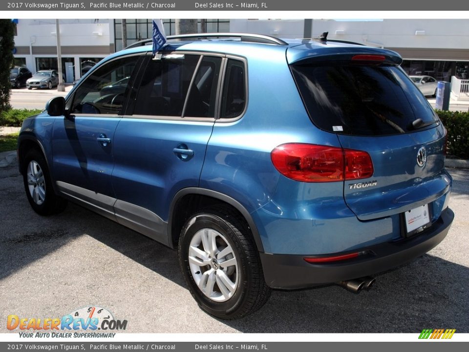 2017 Volkswagen Tiguan S Pacific Blue Metallic / Charcoal Photo #6
