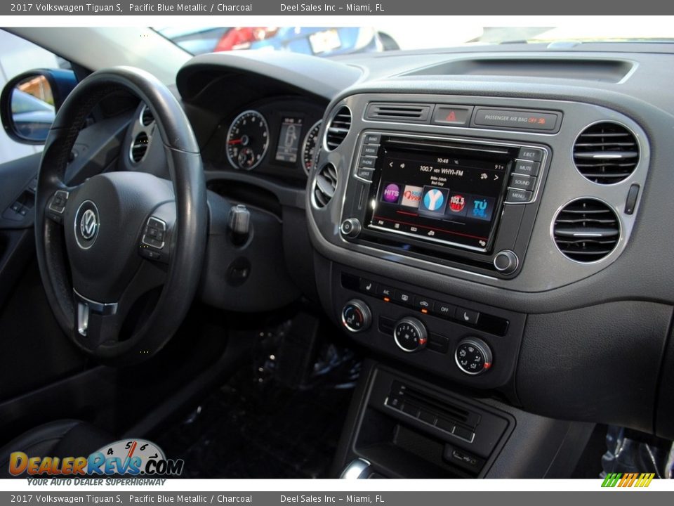 2017 Volkswagen Tiguan S Pacific Blue Metallic / Charcoal Photo #19