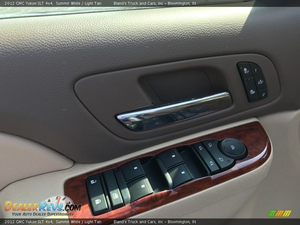2012 GMC Yukon SLT 4x4 Summit White / Light Tan Photo #9