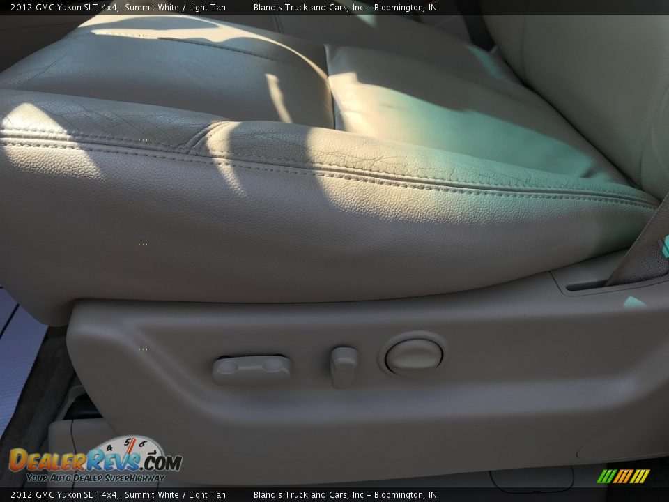 2012 GMC Yukon SLT 4x4 Summit White / Light Tan Photo #10