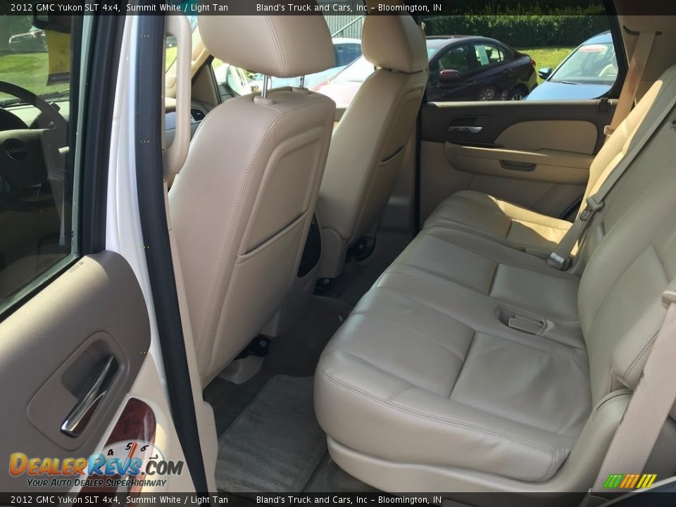 2012 GMC Yukon SLT 4x4 Summit White / Light Tan Photo #12