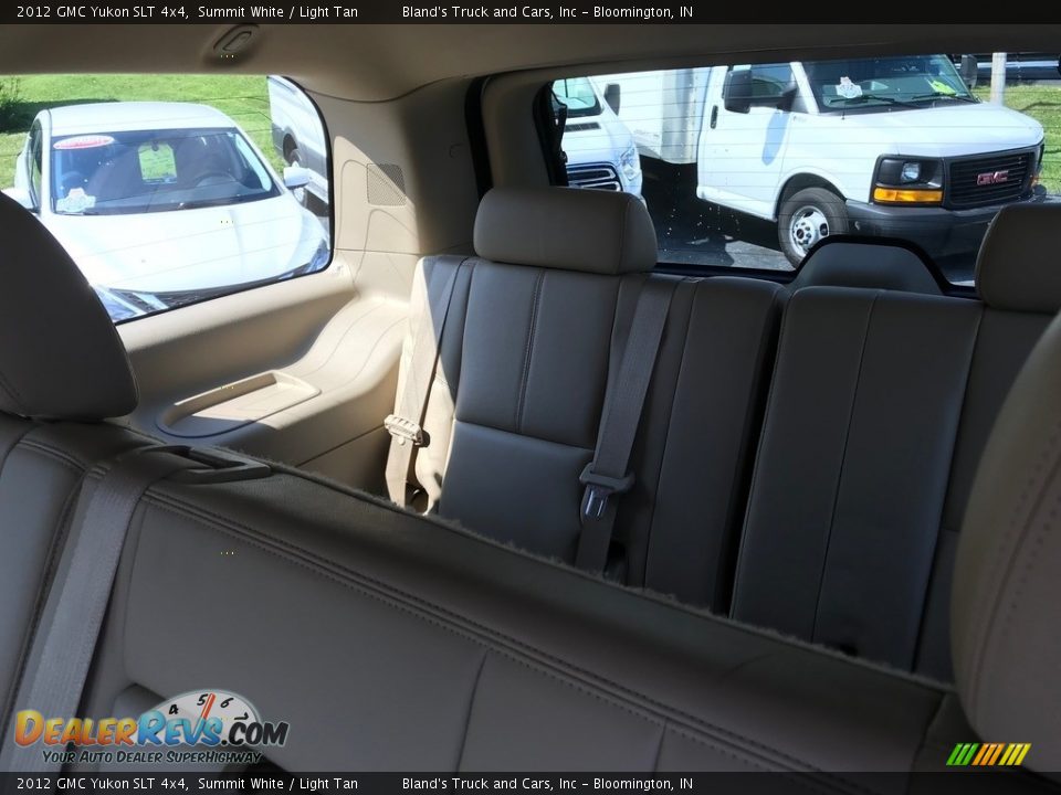 2012 GMC Yukon SLT 4x4 Summit White / Light Tan Photo #13