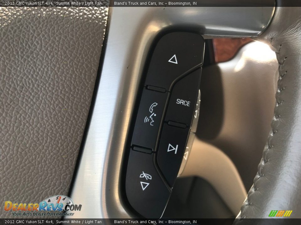2012 GMC Yukon SLT 4x4 Summit White / Light Tan Photo #17