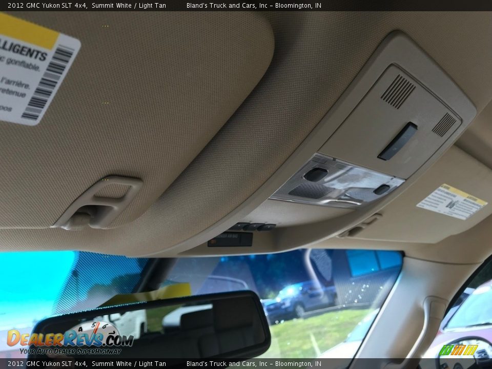 2012 GMC Yukon SLT 4x4 Summit White / Light Tan Photo #21