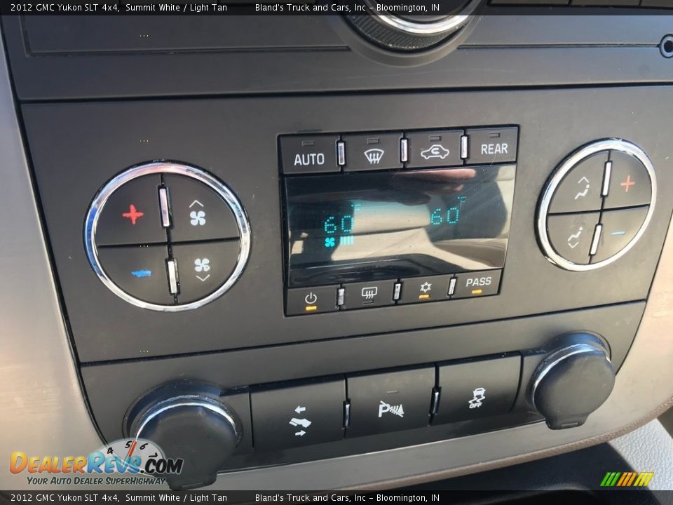 2012 GMC Yukon SLT 4x4 Summit White / Light Tan Photo #24