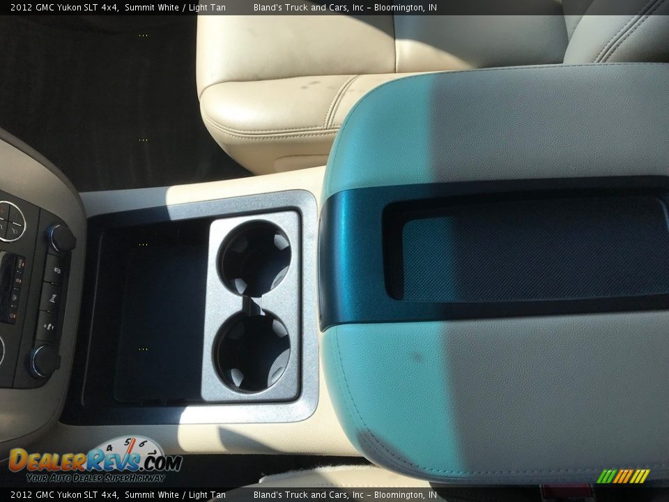 2012 GMC Yukon SLT 4x4 Summit White / Light Tan Photo #25