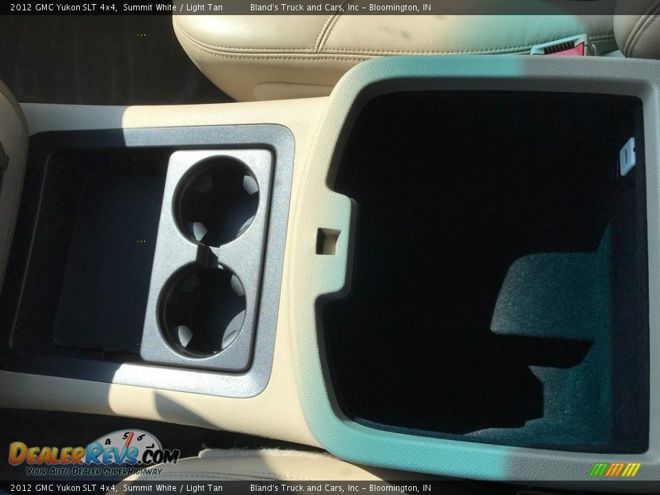 2012 GMC Yukon SLT 4x4 Summit White / Light Tan Photo #27