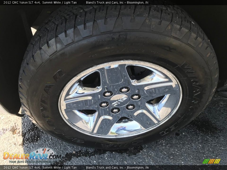 2012 GMC Yukon SLT 4x4 Summit White / Light Tan Photo #29