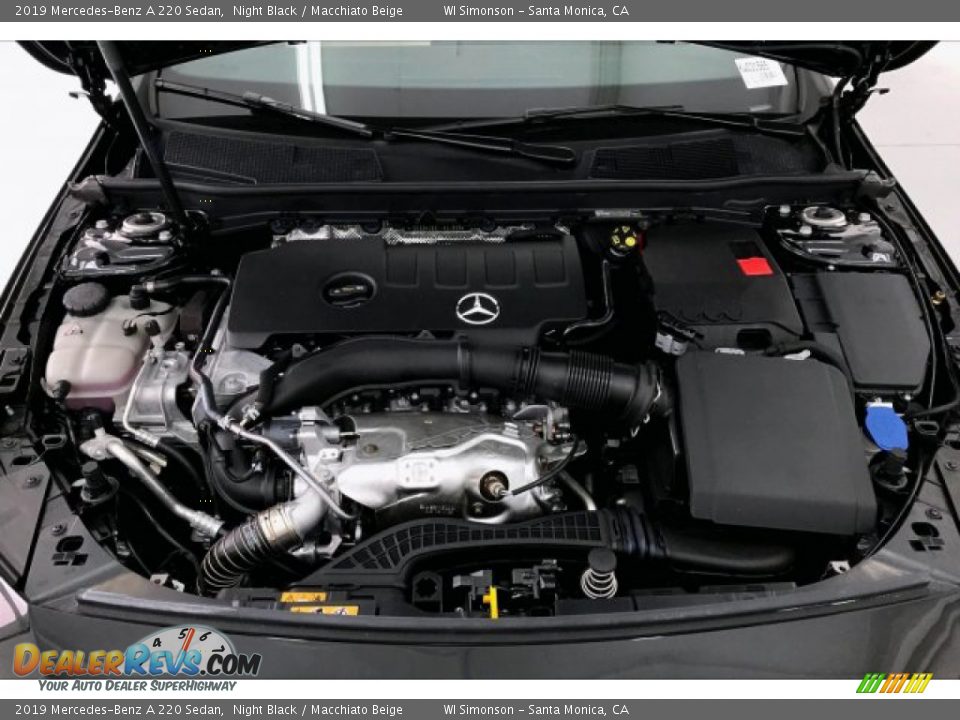 2019 Mercedes-Benz A 220 Sedan Night Black / Macchiato Beige Photo #8