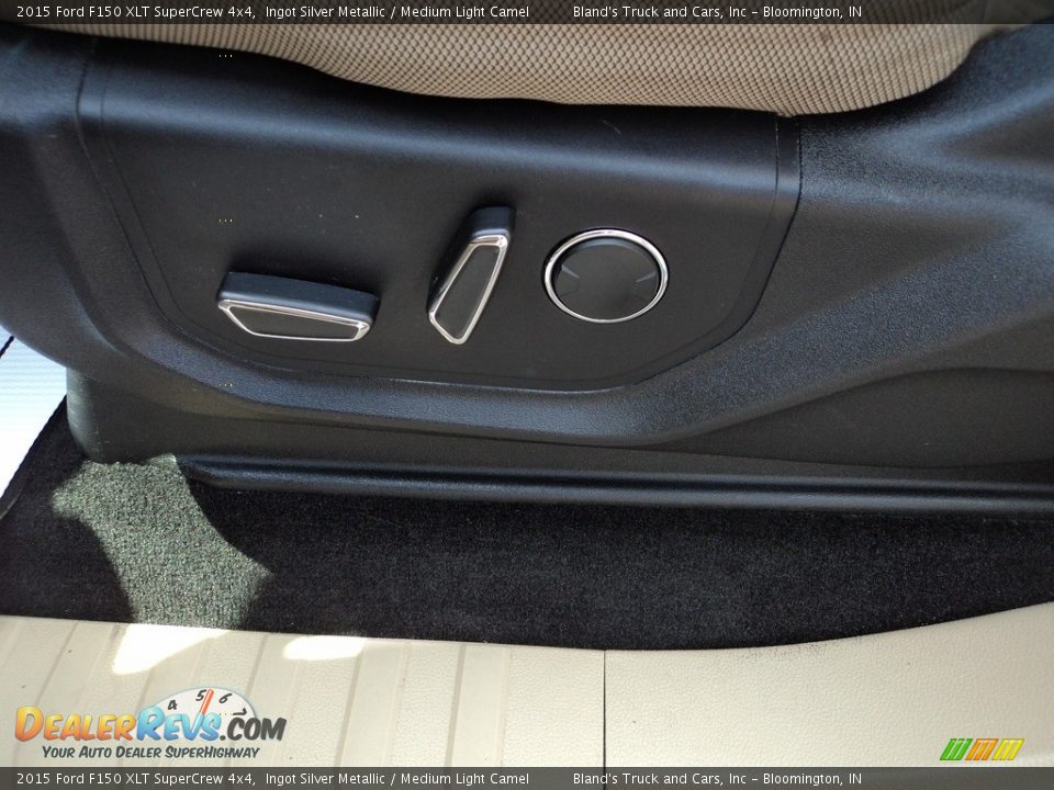 2015 Ford F150 XLT SuperCrew 4x4 Ingot Silver Metallic / Medium Light Camel Photo #9