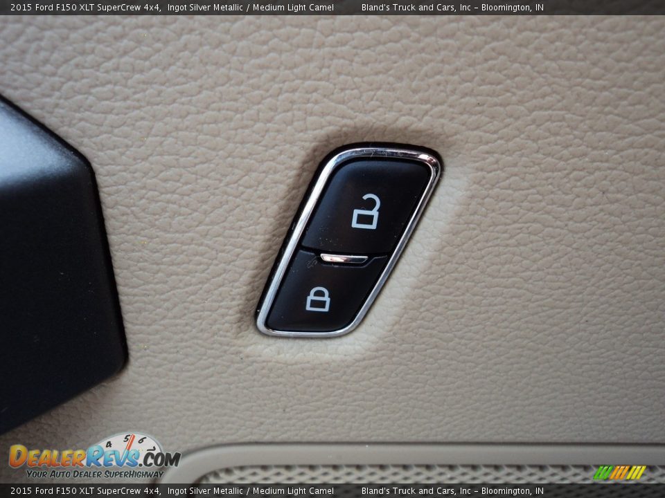 2015 Ford F150 XLT SuperCrew 4x4 Ingot Silver Metallic / Medium Light Camel Photo #11