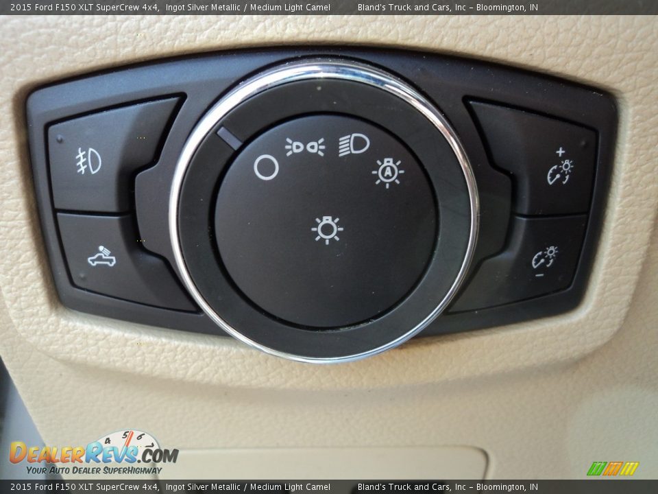 2015 Ford F150 XLT SuperCrew 4x4 Ingot Silver Metallic / Medium Light Camel Photo #13