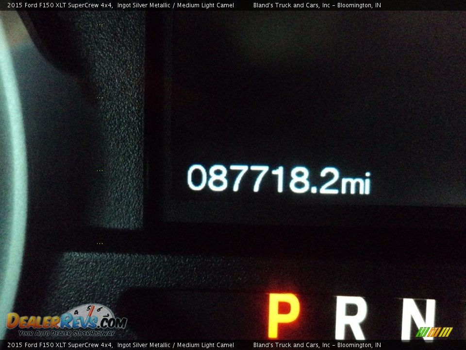 2015 Ford F150 XLT SuperCrew 4x4 Ingot Silver Metallic / Medium Light Camel Photo #16