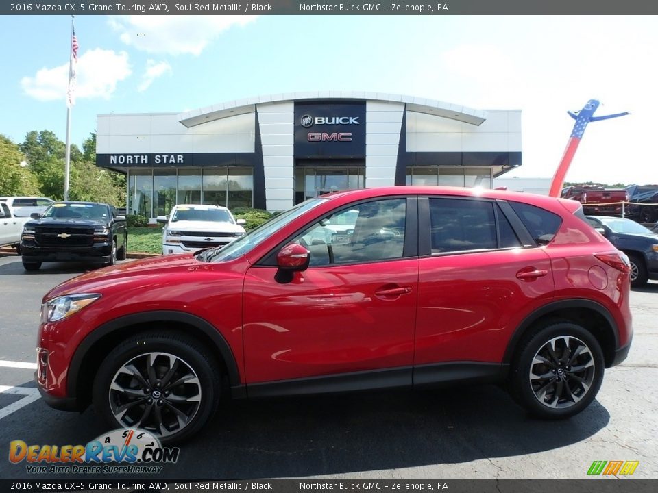 2016 Mazda CX-5 Grand Touring AWD Soul Red Metallic / Black Photo #1
