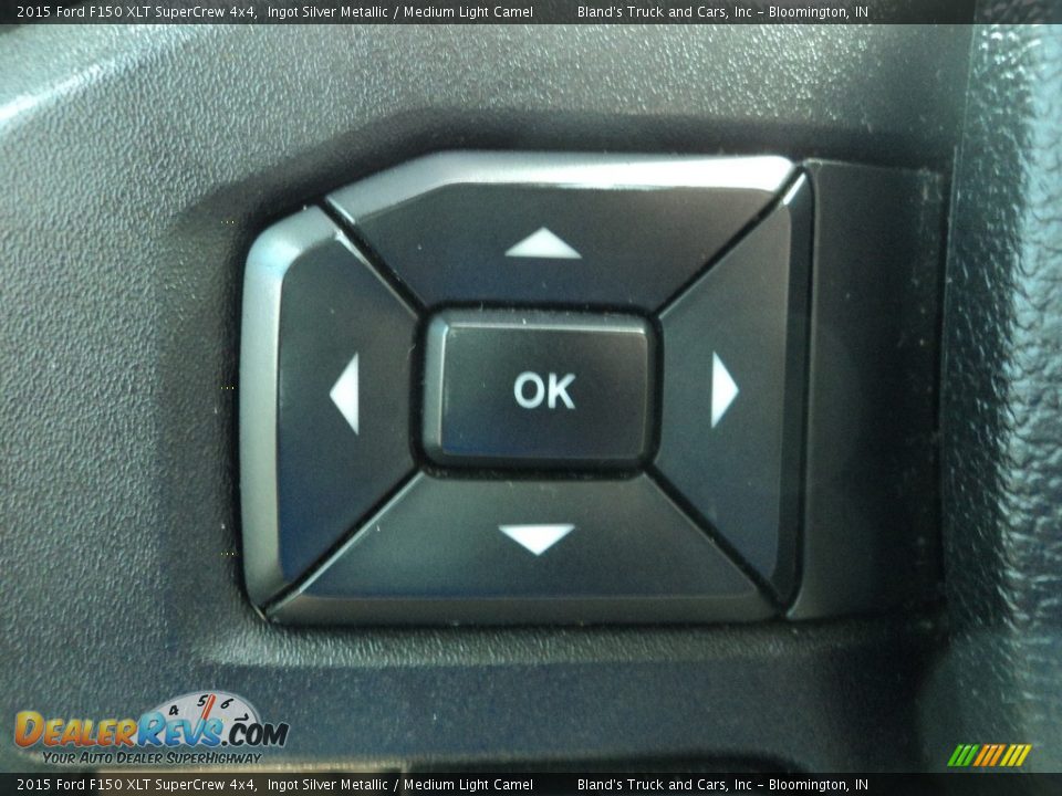 2015 Ford F150 XLT SuperCrew 4x4 Ingot Silver Metallic / Medium Light Camel Photo #17