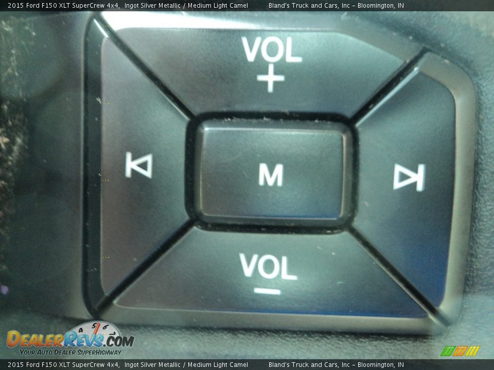 2015 Ford F150 XLT SuperCrew 4x4 Ingot Silver Metallic / Medium Light Camel Photo #20
