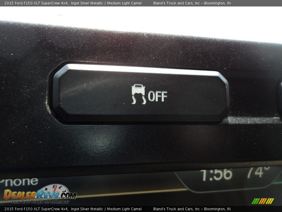 2015 Ford F150 XLT SuperCrew 4x4 Ingot Silver Metallic / Medium Light Camel Photo #22