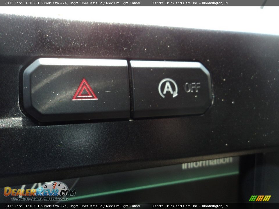 2015 Ford F150 XLT SuperCrew 4x4 Ingot Silver Metallic / Medium Light Camel Photo #23