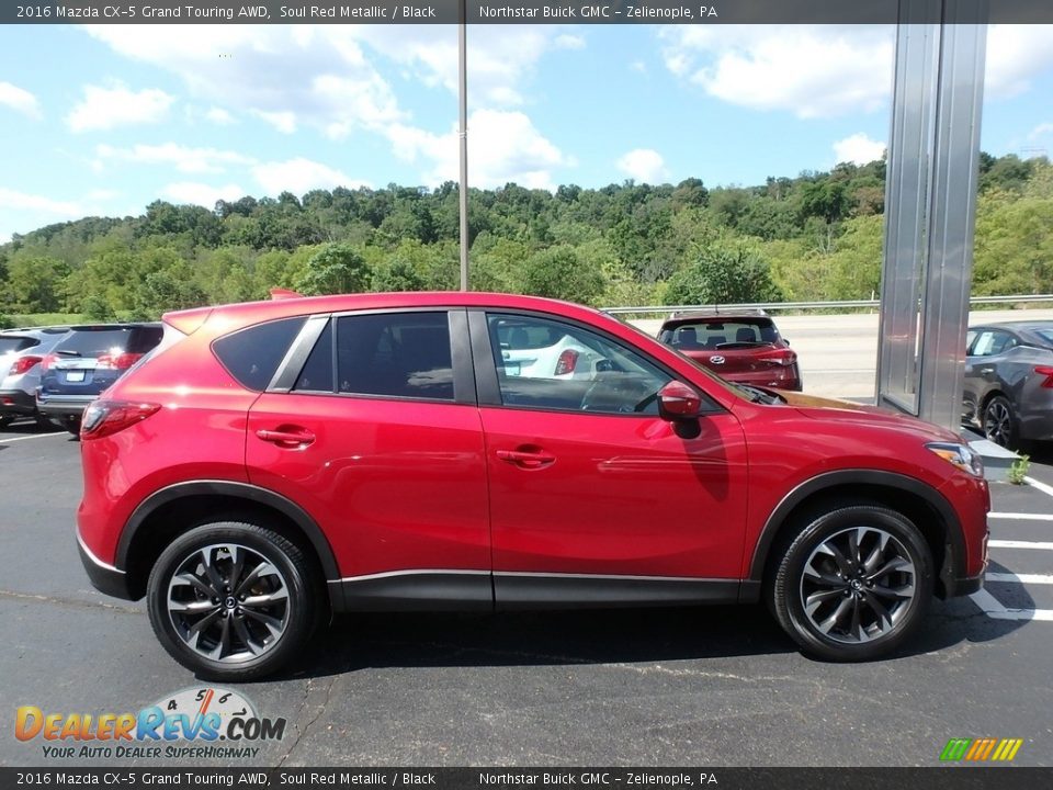 2016 Mazda CX-5 Grand Touring AWD Soul Red Metallic / Black Photo #5