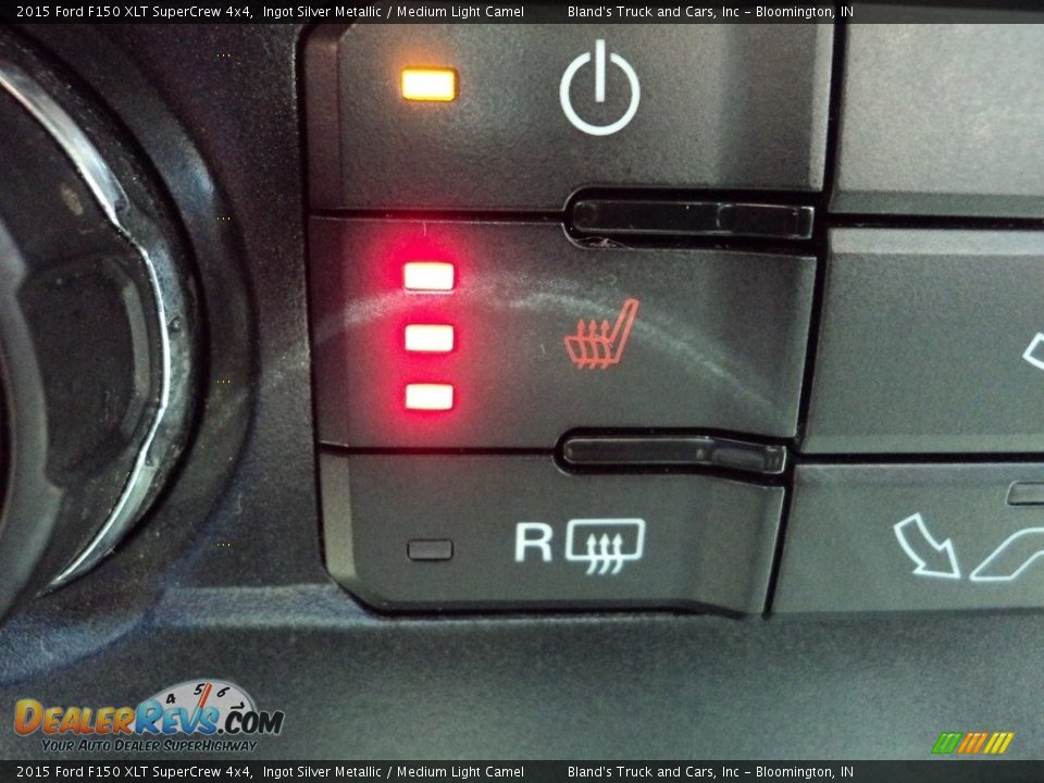 2015 Ford F150 XLT SuperCrew 4x4 Ingot Silver Metallic / Medium Light Camel Photo #29