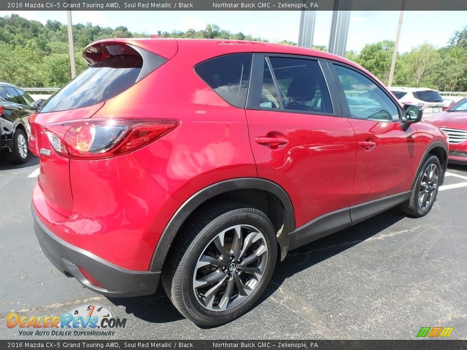 2016 Mazda CX-5 Grand Touring AWD Soul Red Metallic / Black Photo #8