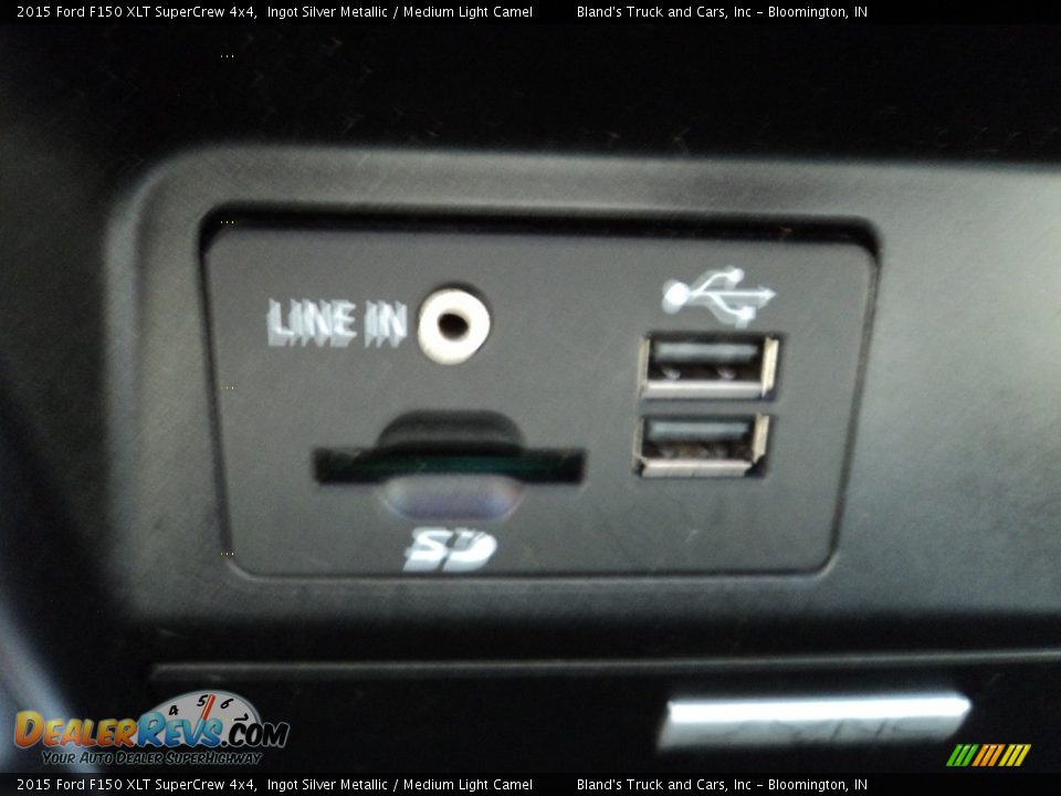 2015 Ford F150 XLT SuperCrew 4x4 Ingot Silver Metallic / Medium Light Camel Photo #31