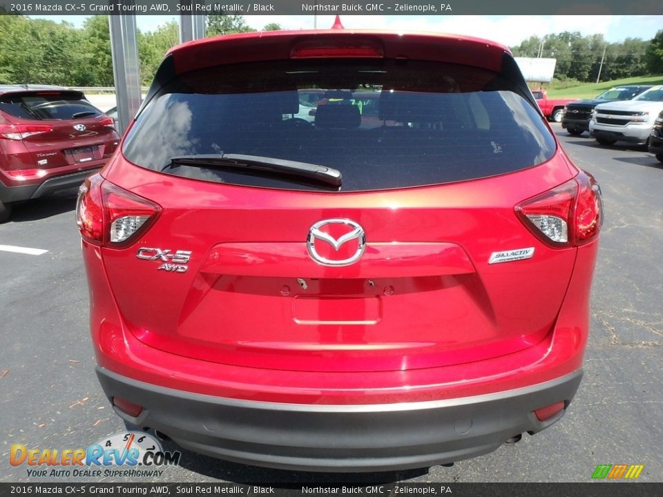 2016 Mazda CX-5 Grand Touring AWD Soul Red Metallic / Black Photo #9