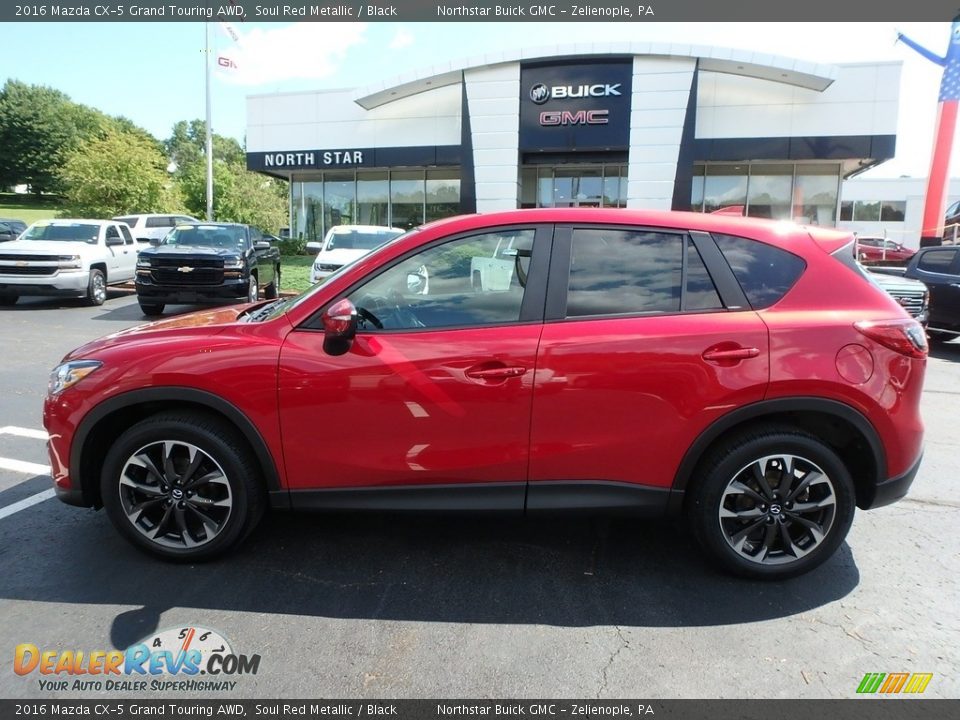 2016 Mazda CX-5 Grand Touring AWD Soul Red Metallic / Black Photo #12