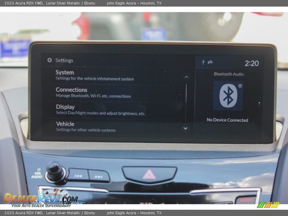 2020 Acura RDX FWD Lunar Silver Metallic / Ebony Photo #28