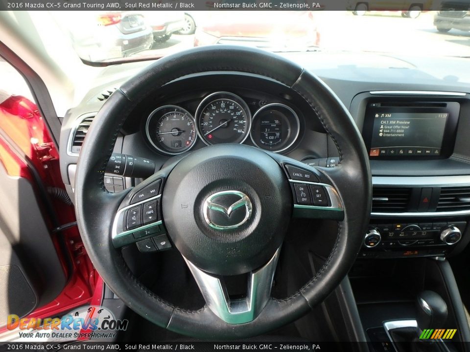 2016 Mazda CX-5 Grand Touring AWD Soul Red Metallic / Black Photo #22