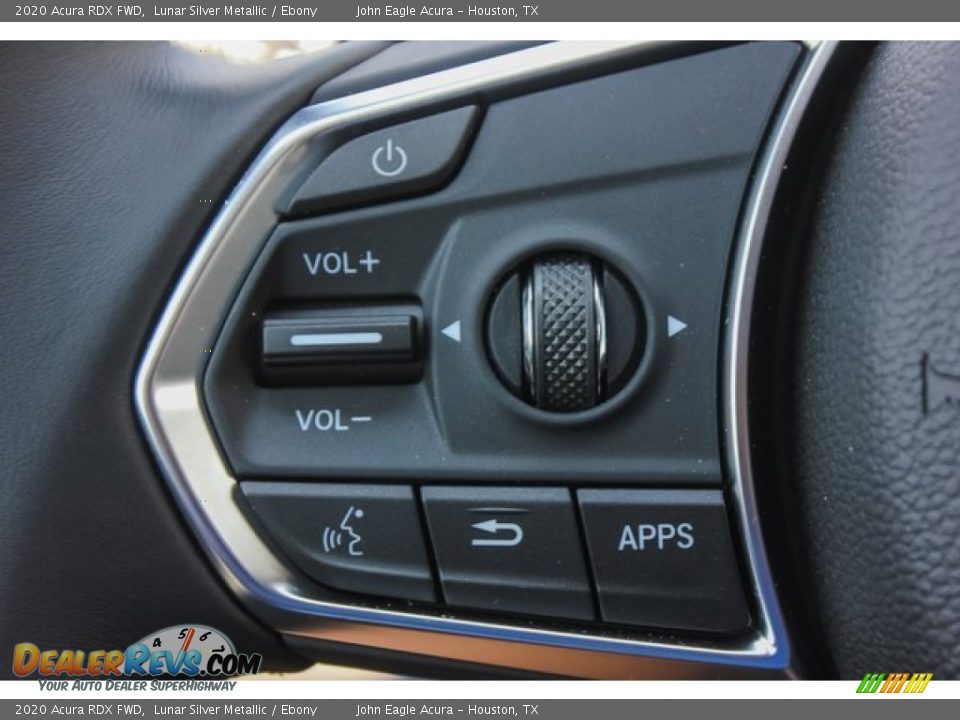 2020 Acura RDX FWD Lunar Silver Metallic / Ebony Photo #32
