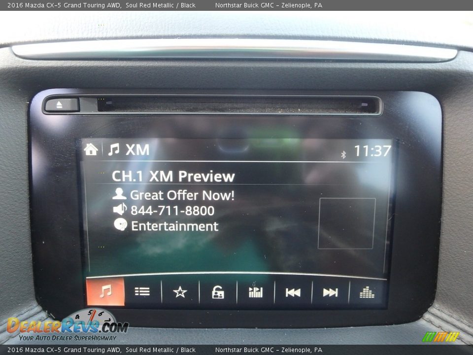 2016 Mazda CX-5 Grand Touring AWD Soul Red Metallic / Black Photo #27