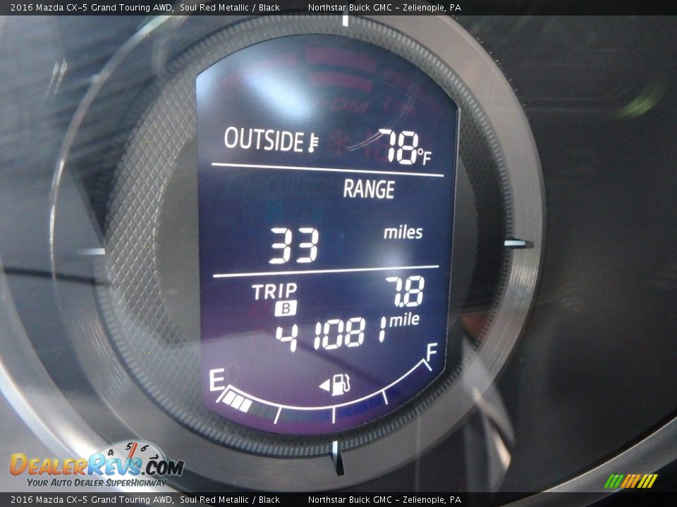 2016 Mazda CX-5 Grand Touring AWD Soul Red Metallic / Black Photo #30