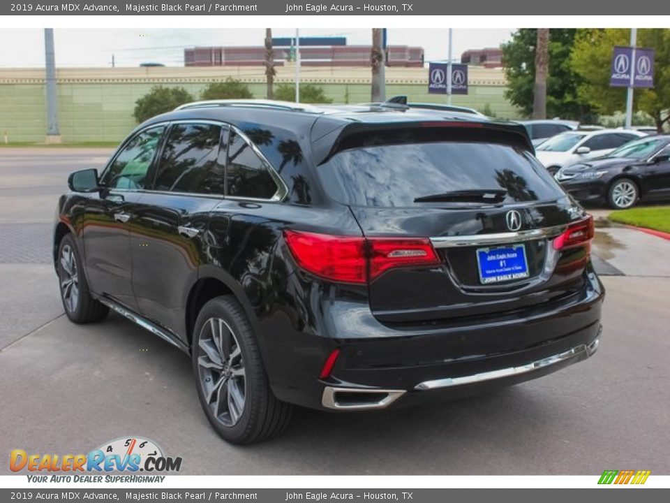 2019 Acura MDX Advance Majestic Black Pearl / Parchment Photo #5