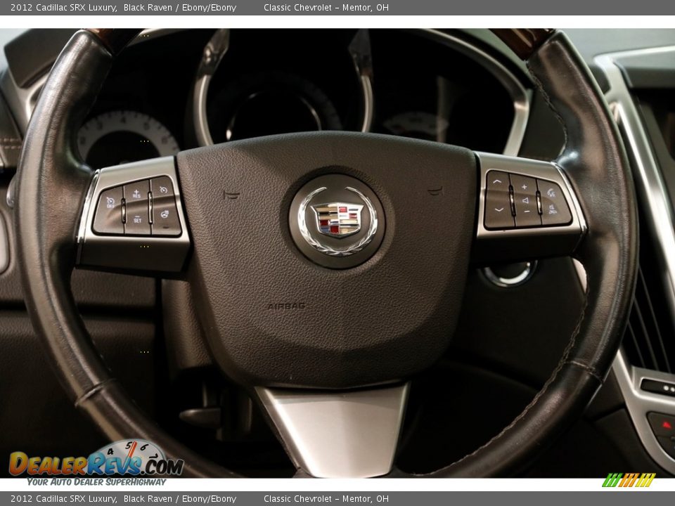 2012 Cadillac SRX Luxury Black Raven / Ebony/Ebony Photo #7