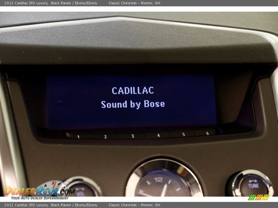 2012 Cadillac SRX Luxury Black Raven / Ebony/Ebony Photo #10