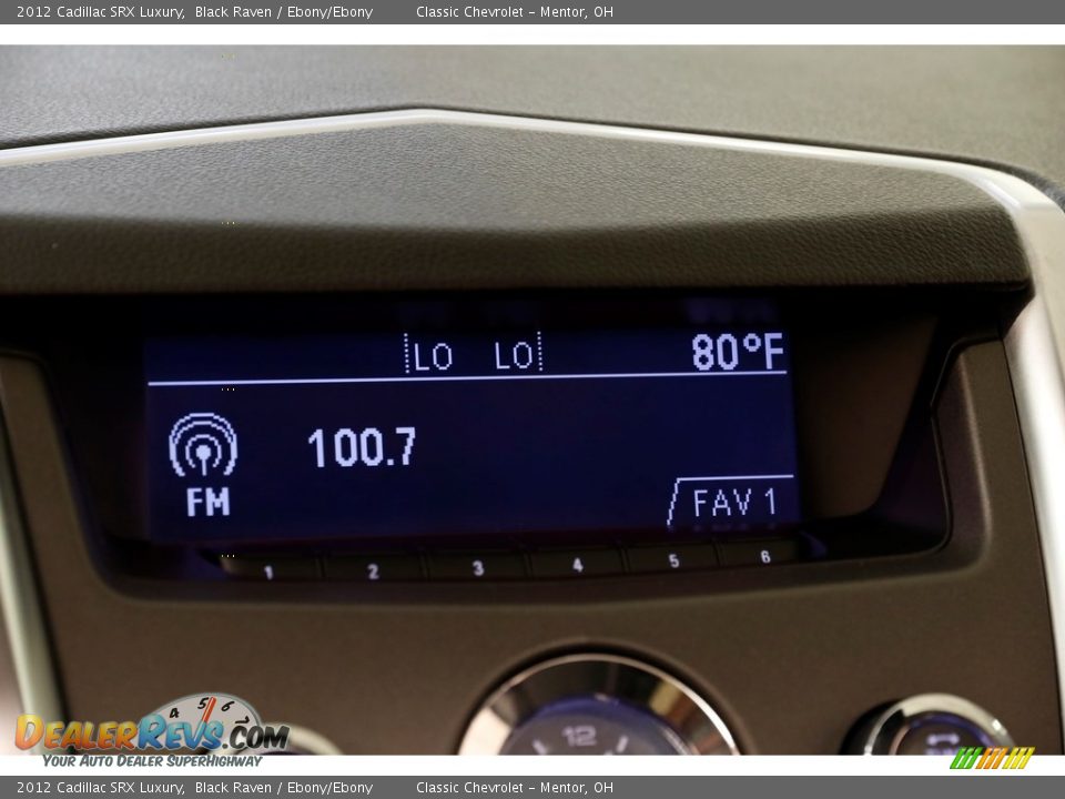 2012 Cadillac SRX Luxury Black Raven / Ebony/Ebony Photo #11