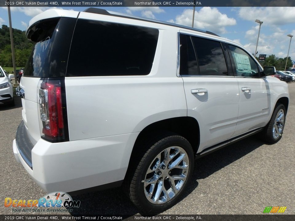 2019 GMC Yukon Denali 4WD White Frost Tintcoat / Cocoa/Shale Photo #5