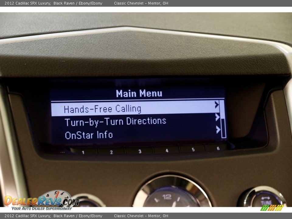 2012 Cadillac SRX Luxury Black Raven / Ebony/Ebony Photo #12