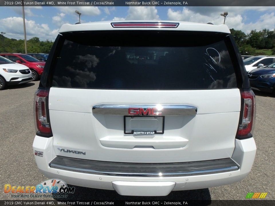 2019 GMC Yukon Denali 4WD White Frost Tintcoat / Cocoa/Shale Photo #6