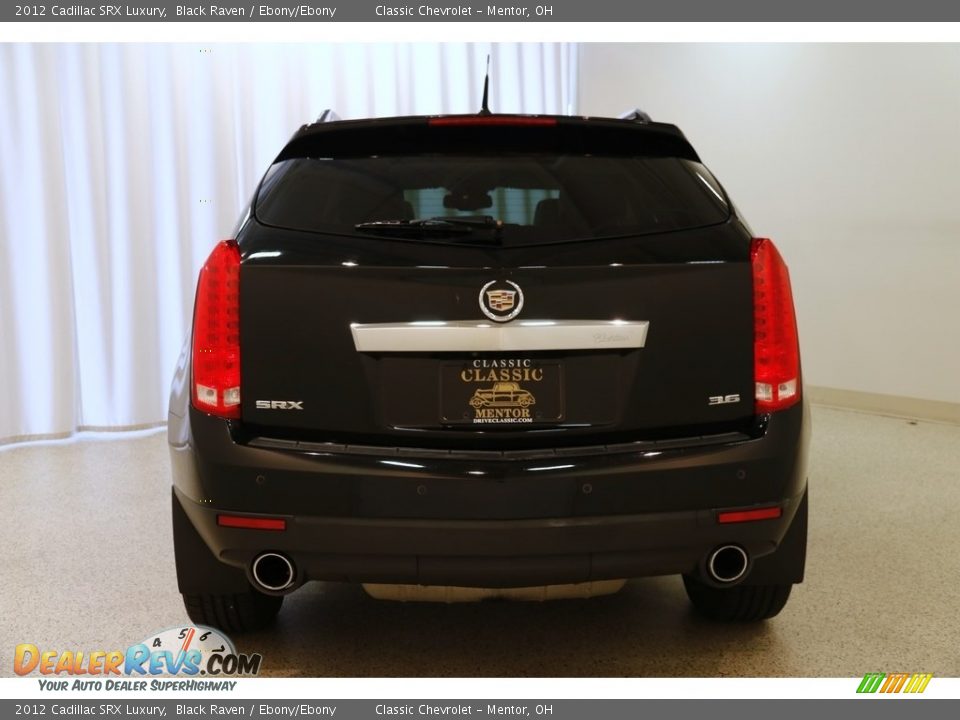 2012 Cadillac SRX Luxury Black Raven / Ebony/Ebony Photo #17