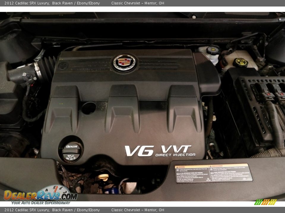 2012 Cadillac SRX Luxury Black Raven / Ebony/Ebony Photo #18