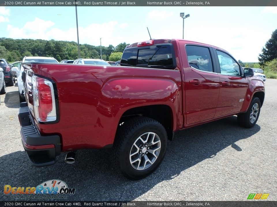 2020 GMC Canyon All Terrain Crew Cab 4WD Red Quartz Tintcoat / Jet Black Photo #5