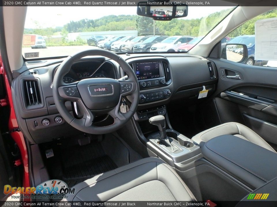 Jet Black Interior - 2020 GMC Canyon All Terrain Crew Cab 4WD Photo #14