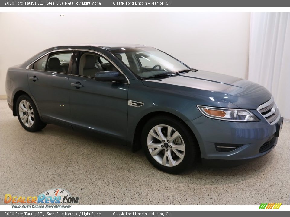 2010 Ford Taurus SEL Steel Blue Metallic / Light Stone Photo #1