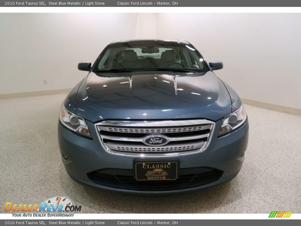 2010 Ford Taurus SEL Steel Blue Metallic / Light Stone Photo #2