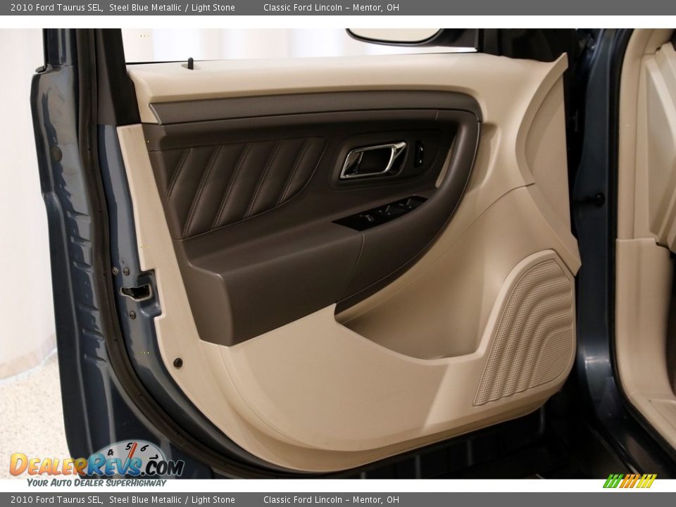 2010 Ford Taurus SEL Steel Blue Metallic / Light Stone Photo #4