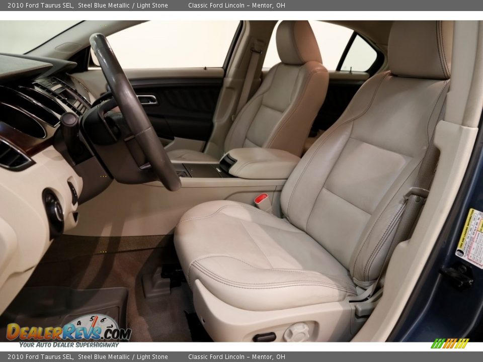 2010 Ford Taurus SEL Steel Blue Metallic / Light Stone Photo #5