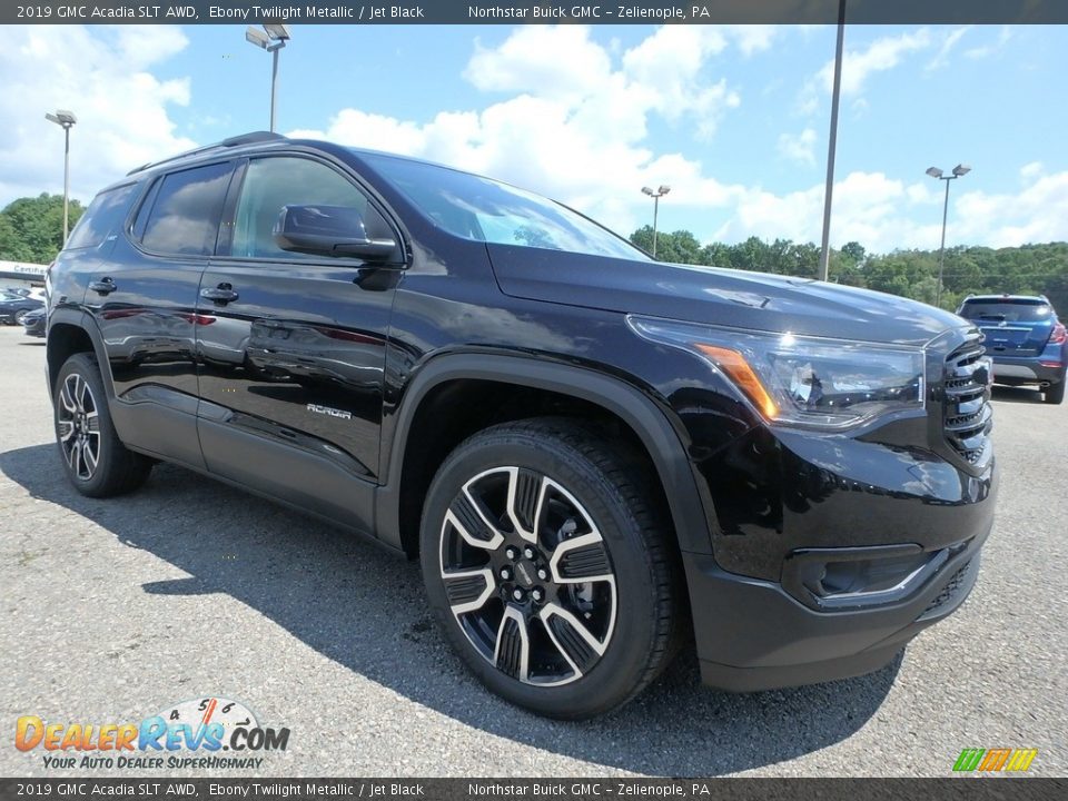 2019 GMC Acadia SLT AWD Ebony Twilight Metallic / Jet Black Photo #3