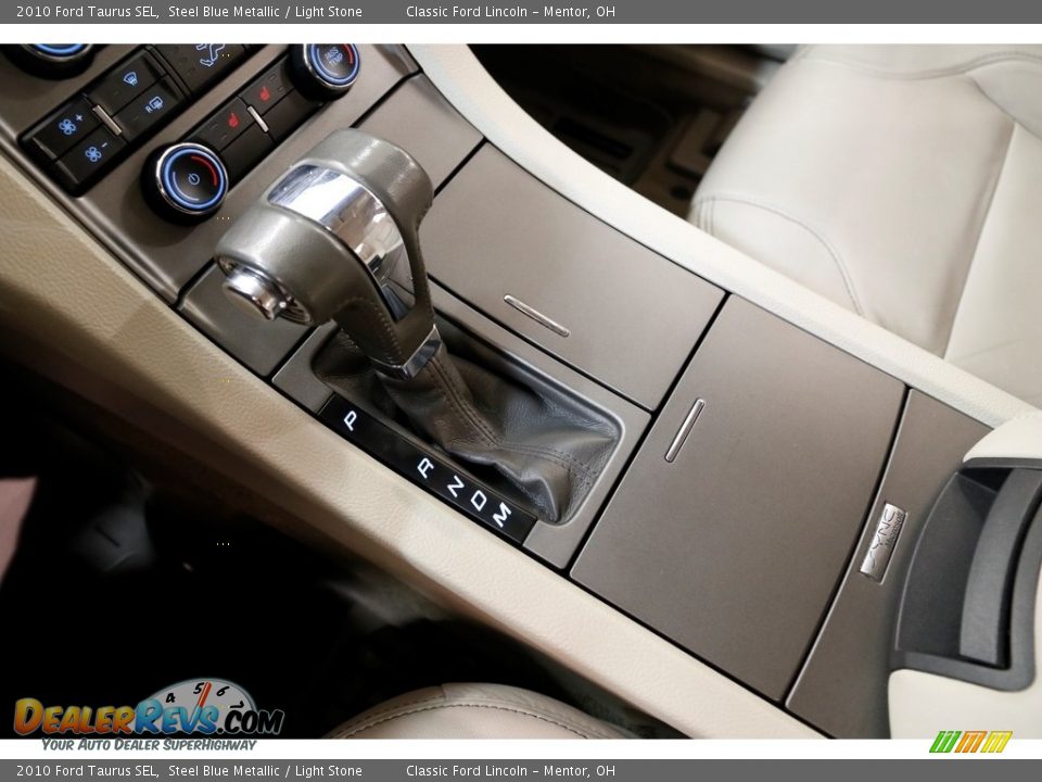 2010 Ford Taurus SEL Steel Blue Metallic / Light Stone Photo #13